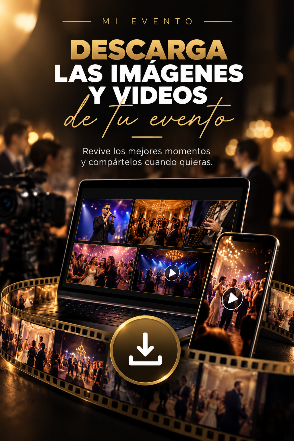 Imágenes y videos de tu evento